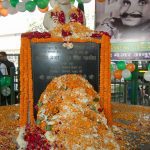 Maj Anup Singh Gahlaut's bust in his honour