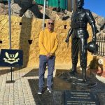 Major Vetri Nathan's statue in his honour