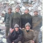 Gdr Shish Ram with his comrades