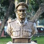 Bust in Col Hoshiar Singh's honour at National War Memorial New Delhi