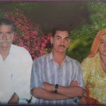 Sepoy Arjun Ram Baswana with his fatherShri Chaudhari Chokha Ram Baswana and mother Smt. Bhanwari Devi,