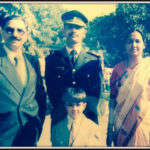 Captain Amit Verma with his parents