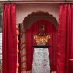 A bust unveiled by his parents at Palampur Military Station