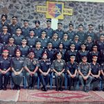 Lt Chaitanya Dubey along with his comrades
