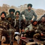 Lt Chaitanya Dubey at field location