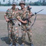 Lieutenant Nawang Kapadia with coursemate