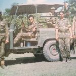 Col Kanwar Jaideep Singh Salaria with his comrades at a field location