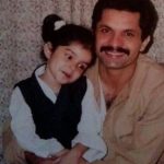 Col Kanwar Jaideep Singh Salaria with his daughter