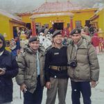 Maj Khawar Saeed with his comrades