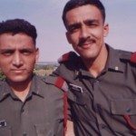 Capt Amit Bhardwaj with his friend