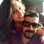 Maj Vibhuti Shankar with his wife