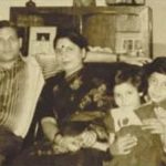 Major Ritesh Sharma with his family