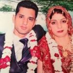 Sergeant Vikrant with his wife Smt Suman