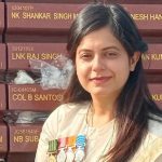 Maj Anuj Sood's wife Smt Aakriti Singh Sood
