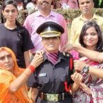 Naik Deepak Singh's wife Lt Rekha Singh during her passing-out ceremony.