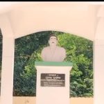 Bust in honour of Lt Bihari Singh at his village Ranipur