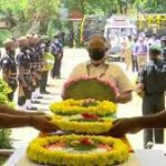 Tribute being paid to Naik Aneesh Thomas
