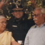 Capt Sameer Bhan with his parents