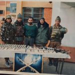 Grenadier Hitesh Kumar with his comrades