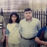 Lt Col Rishubh Sharma with his family