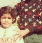 Maj Bhupender Singh's daughters Nimrat Kaur and Rubina in their childhood picture