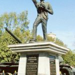Statue of Major Bhupender singh in Ludhiana at Bharat Chowk