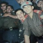 Captain Manoj Kumar Pandey with his comrades