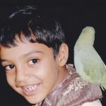 Captain MV Pranjal in his childhood