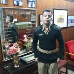 Flt Lt Rishi Raj Singh during his training days