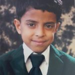 Flt Lt Rishi Raj Singh during his childhood days