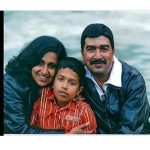 Colonel Jojan Thomas with his family