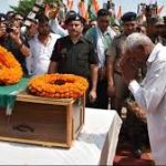 Tributes being paid to L/Nk Narender Singh Sindhu