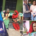 Sep Ravi Kant's family members with Maj Akshay Girish's family (Fallen hero of 2016)
