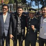 Lt Shashank Tiwari with his parents and friends