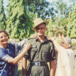 Lt Nawang Kapadia with family members