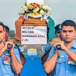 The last journey of Wg Cdr Namansh Syal