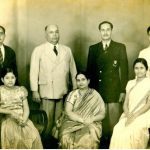 Cdme K P Gopal Rao with his family in his younger days