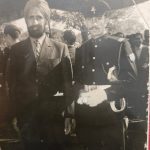 2nd Lt MPS Chaudhary with his fahter Shri Niranjan Singh Chaudhary,