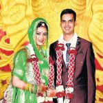 Lt Cdr D S Chauhan with his wife Karuna