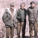 Major Sanjay Kumar Avasthi with his comrades