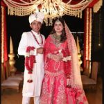 Sqn Ldr Prashant Singh Tomar with his wife Smt Aishwarya Singh