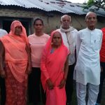 Major Kamlesh Prasad Pathak's family