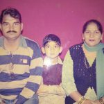 Captain Pawan Kumar with his parents