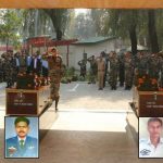 IAF Garud commando martyrs Sgt Milind Kishore & Cpl Nilesh Kumar being paid last tributes in Srinagar