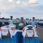 Indian Air force pays tributes to Wing Commander Vikas Upadhyay and Sqn Ldr S Tiwari