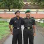 Maj Ramani with his coursemate