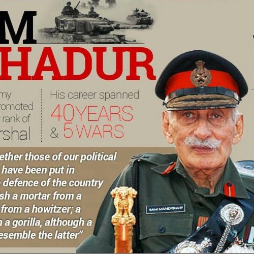 Shfj Field Marshal SHFJ Manekshaw, MC – Honourpoint
