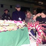 Major Sylvester Rajesh Ratnam's mother paying tributes to her son