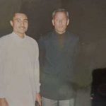 Lieutenant Ravinder Chhikara with his friend
